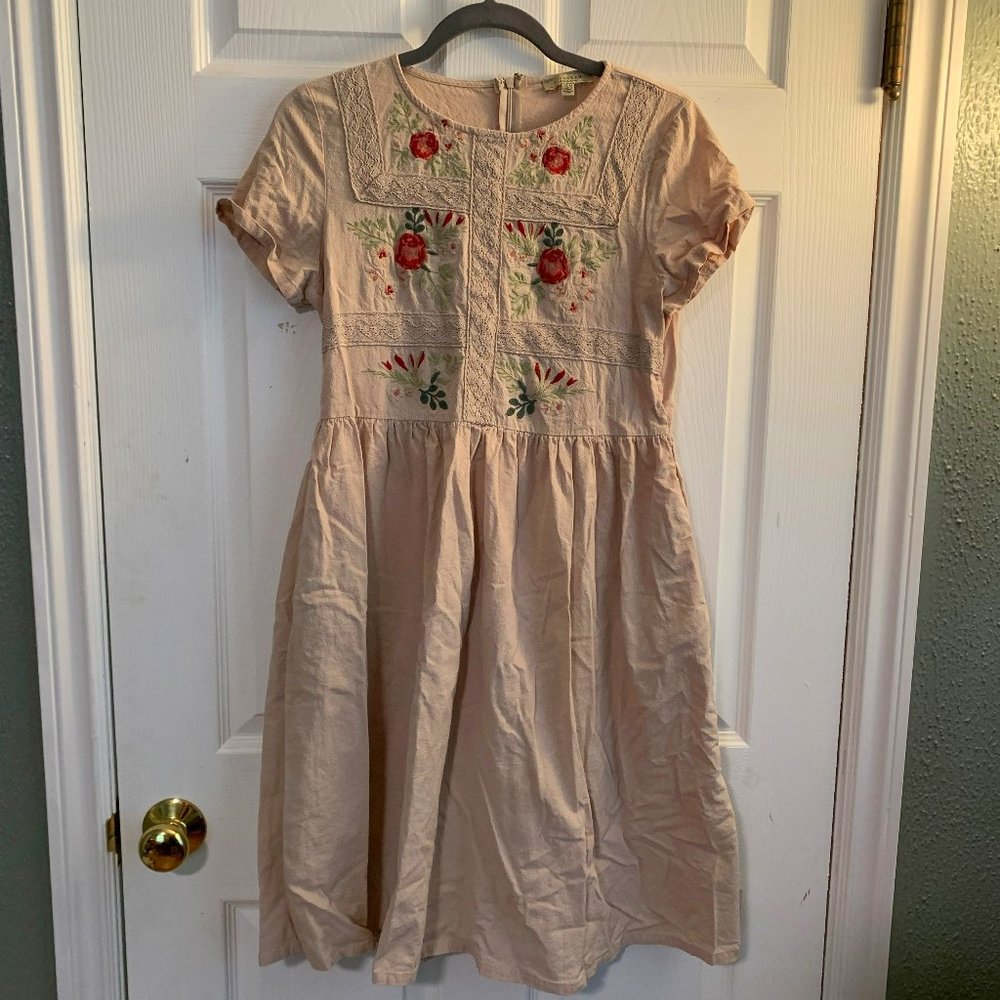Polagram Floral Dress Size M